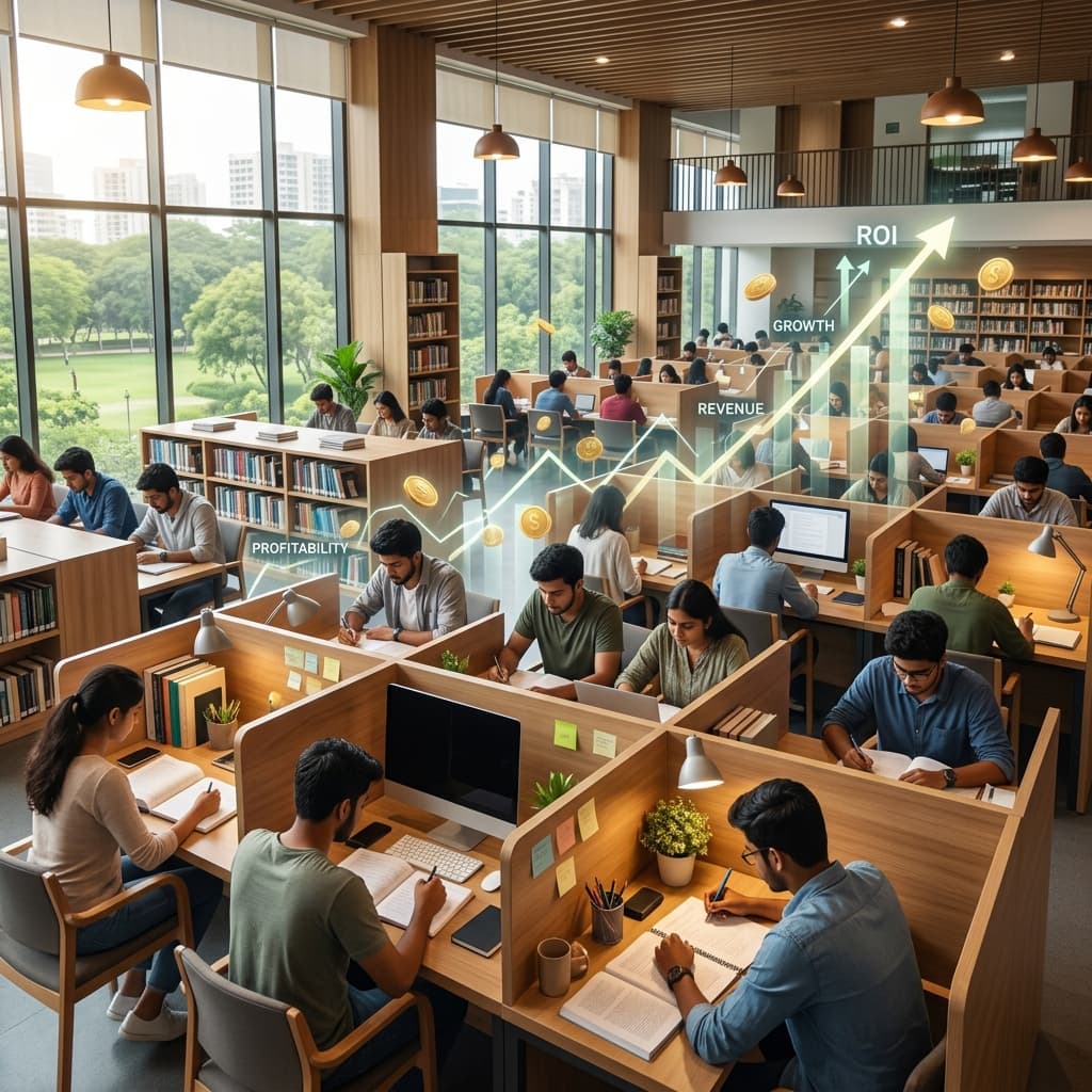 Is Library Business Profitable in India 2026? Cost, Revenue & Complete Guide