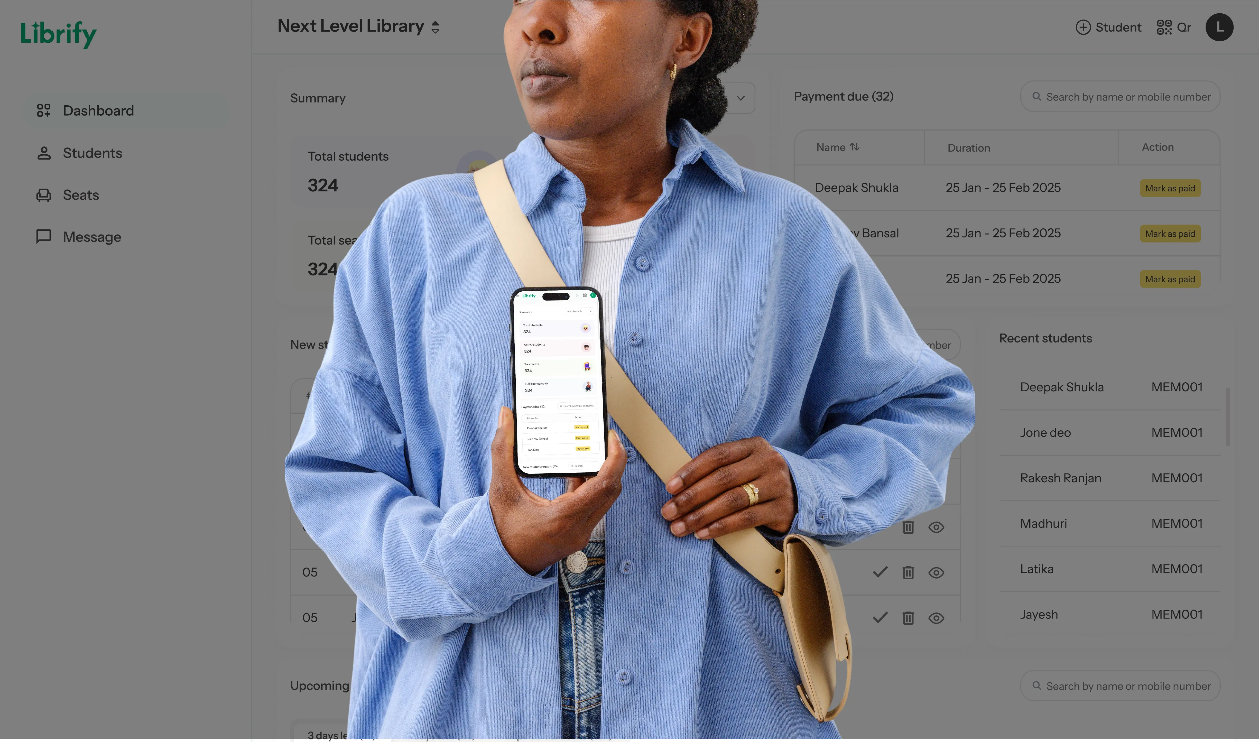 Library Management Dashboard